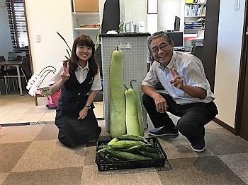 20180817会長の野菜1